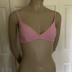 NWT J. Crew French Bikini Top, Pink